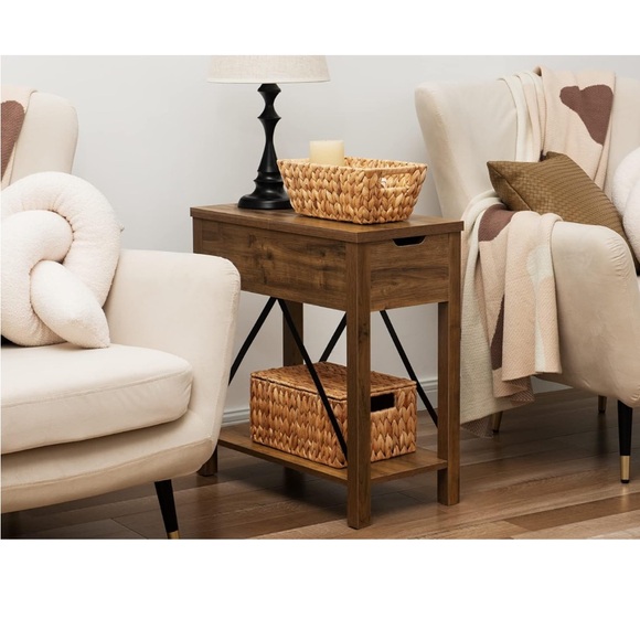 Wicker storage baskets two pack. 2 new wicker storage bins. Organization baskets - Picture 5 of 7